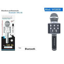 Tradex SANS FIL BLUETHOOT AVEC ENCEINTE KARAOKÉ MAXTECH MIC-06