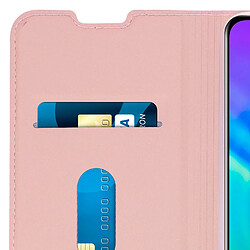 Avizar Housse Honor 20 Lite / Honor 20e Folio Rangement Carte Fonction Support Rose pas cher