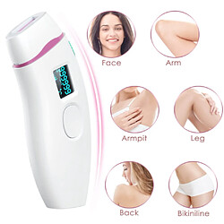 Acheter Chrono Appareil d'épilation IPL Épilation permanente au laser 999 000 impulsions lumineuses indolore pour femmes et hommes, blanc