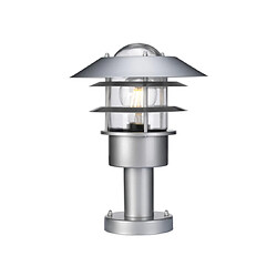 Elstead Lighting Lampe sur pied extérieur Helsingor Argent