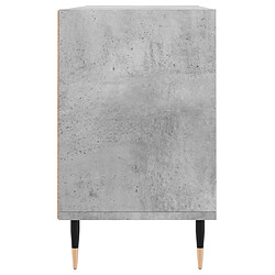 Acheter vidaXL Meuble TV gris béton 103,5x30x50 cm bois d'ingénierie