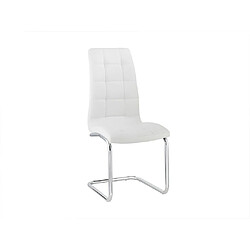 Acheter Vente-Unique Lot de 2 chaises NADYA - Simili - Blanc