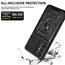 Coque en TPU anti-rayures avec béquille rouge pour votre Motorola Moto G Power (2022)