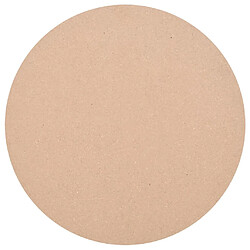 vidaXL Dessus de table Rond MDF 500 x 18 mm 