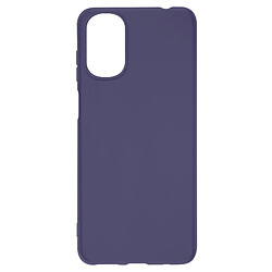 Avizar Coque Motorola G22, E32 et E32s Flexible Finition Mate Anti-traces Bleu Nuit