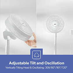 (Blanc) Cadeau pour enfants ventilateur de cou suspendu pliant extérieur stockage portable mini ventilateur rechargeable USB pas cher