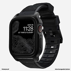 Nomad Bracelet pour Apple Watch 6-7 et SE 38/40/41mm Noir pas cher