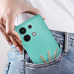 Avizar Coque pour Xiaomi Redmi Note 13 Pro 4G Soft-touch Anti-traces Turquoise pas cher