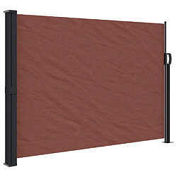 vidaXL Auvent latéral rétractable marron 140x600 cm