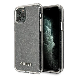 Guess Maroquinerie guess guhcn65pcglsi iphone 11 pro max srebrny/silver hard coque glitter