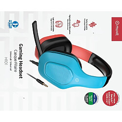 Muvit Casque Gaming pour Switch Filaire Jack 3.5 avec Micro Omnidirectionnel Bleu / Rouge pas cher