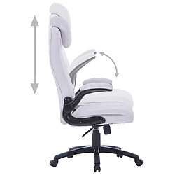 Avis vidaXL Chaise réglable pivotante Similicuir