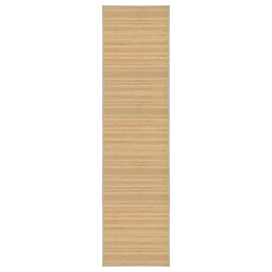 Decoshop26 Tapis Bambou 80 x 300 cm Naturel DEC023983