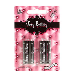 Piles Alcalines AAA Sexy Battery 802219.0 (4 pcs)