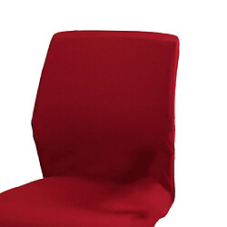 Avis bureau à domicile élastique chaise pivotante couverture élastique housse protecteur rouge