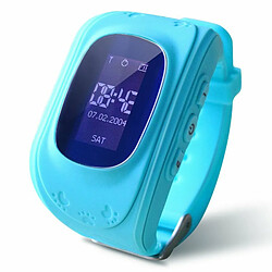 Montre Intelligente Pour Enfants Montre Numérique Pour Filles Et Garçons Avec Bouton Sos Anti-Perte Gps Tracker Smartwatch Bleu