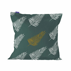 Happy Friday Housse de coussin HappyFriday Blanc Foliage mint Multicouleur 60 x 60 cm