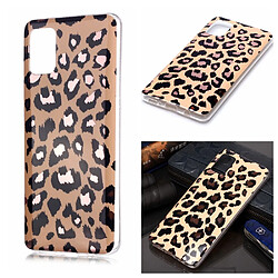 Coque en TPU motif léopard imd style F pour votre Samsung Galaxy A51