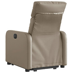 Avis vidaXL Fauteuil inclinable Cappuccino Similicuir