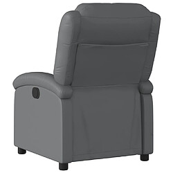 Acheter vidaXL Fauteuil inclinable électrique Gris Similicuir