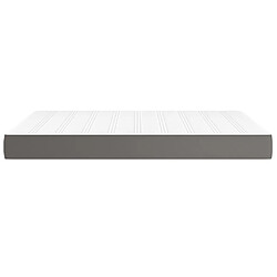 Acheter Maison Chic Matelas de lit à ressorts ensachés, Matelas doux Gris 140x190x20cm Similicuir -GKD68639