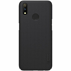 Alive Records Nillkin Super Frosted Shield - Coque pour Realme 3 Pro (Realme X Lite) (Noir)