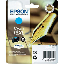 Cartouche d'encre cyan EPSON T1632 XL - C13T16324020