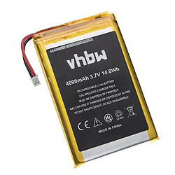 vhbw batterie remplacement pour Technaxx 4630, TE4630 pour interphone, caméra d'interphone (4000mAh, 3,7V, Li-ion)