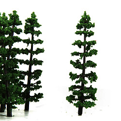 Avis 90pcs/Set Modèle Arbres 9 cm - 6,5 cm Modèle Train Arbres Paysage Arbres d'Architecture pour DIY de Paysage Landscape, Vert Naturel