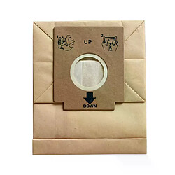 Sacs à poussière en papier Kraft pour aspirateur, lot de 30 pièces, sac à poussière à double filtre adapté à l'électroluminescent Z1480 ZC1120 ZC1120B