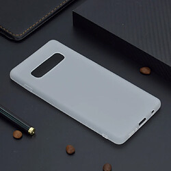 Wewoo Coque Souple Pour Galaxy S10 5G bonbons TPU Couleur Blanc