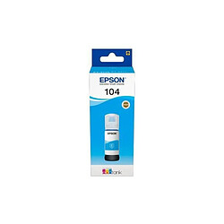 Cartouche d'Encre - Imprimante EPSON Kit de Remplissage d'Encre Epson EcoTank 104 - Cyan - Jet d'encre - 7500 Pages - 1 Unit(s) (C13T00P240)