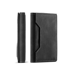 PHONECARE Carteira Magnetic Leather - Noir