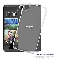 Cadorabo Coque HTC Desire 820 Etui en Transparent pas cher