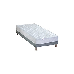 Idliterie Ensemble Matelas Ressorts Fermes biconiques SPECTRE + Sommier Made in France