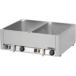 Double Bain Marie Electrique GN 1/1 avec Robinet de Vidange - Casselin