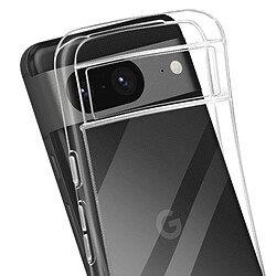 Mayaxess Coque Silicone Souple pour Google Pixel 8 Transparent