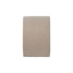 Sommeil de plomb Tete de lit Tapissée Tissu Beige brun L 90 cm - Ep 10 cm rembourré