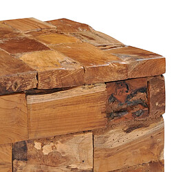 Acheter vidaXL Tabouret de rangement Bois de teck massif