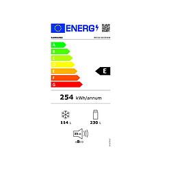 Réfrigérateur combiné 60cm 344l ventillé - RB34C602EWW - SAMSUNG