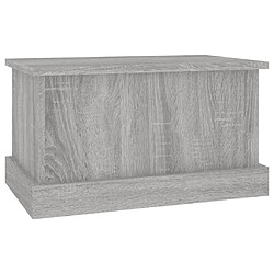 Acheter vidaXL Boîte de rangement sonoma gris 50x30x28 cm bois d'ingénierie