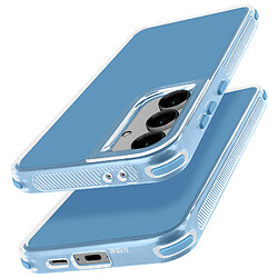 Avizar Coque pour Samsung Galaxy S24 FE Coins Antichoc Bumper Bleu