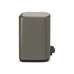 Brabantia Poubelle à pédale - 36 L - Platinum