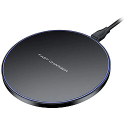 Chrono Chargeur sans Fil 10 W Universel Qi Charging Pad, Chargeur à Induction Compatible avec iPhone 12/11 /11 Pro/XS/XS Max/XR/X /8/8 Plus, Samsung Galaxy S10 /S9 /S9 + /S8 /S8 + /S6(Noir)