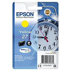 Epson Cartouche Reveil Encre Du 27 cartouche dencre jaune capacite standard 3.6ml 350 pages 1-pack RF-AM blister