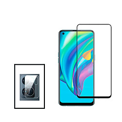 PHONECARE Kit Film Caméra Arrière + Verre Trempé 5D Full Cover pour Oppo A96 - Transparent / Noir