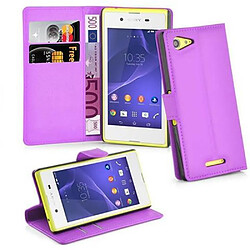 Cadorabo Coque Sony Xperia E3 Etui en Violet