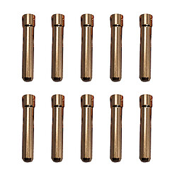 10pcs TIG Collet Tips pour WP9 18 26 série de torche de soudage TIG 2.4mm pas cher