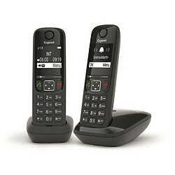 Avis Téléphone sans fil duo dect noir - as690duonoir - GIGASET