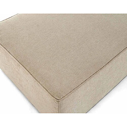 Acheter Bestmobilier Topaze - pouf - en tissu